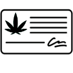 Marijuana Card Icon 150b